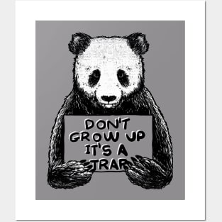 Funny Panda Shirt Posters and Art